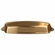 Hafele Cup Handle, Zinc, Stature Collection, Champagne bronze, Item# 133.53.298, 13353298, 133-53-298