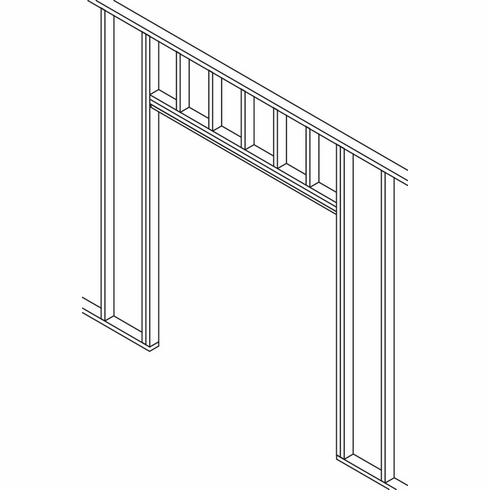 Hafele Pocket Door Frame Set, Slido, For 96" tall door, Item# 942.72.004, 94272004, 942-72-004