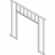 Hafele Pocket Door Frame Set, Slido, For 96" tall door, Item# 942.72.004, 94272004, 942-72-004