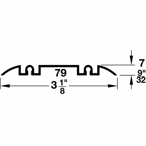 Hafele SLIDO R-AL DBL BTM RUNN TRK BLACK 6M, Item# 403.36.609, 40336609, 403-36-609