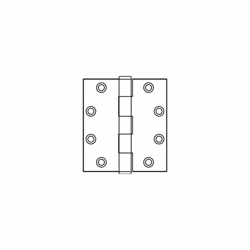 HAGER EC1100-4.5X4.5-26 Hgr Full Mtse Standard Weight Hinge Us26