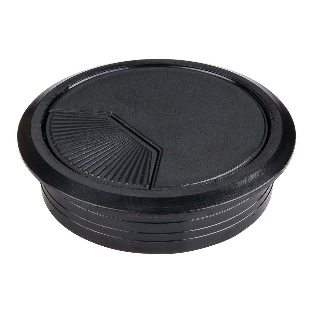 Hardware Resources 69000BK Black 3 Piece Spring Grommet for 75 mm