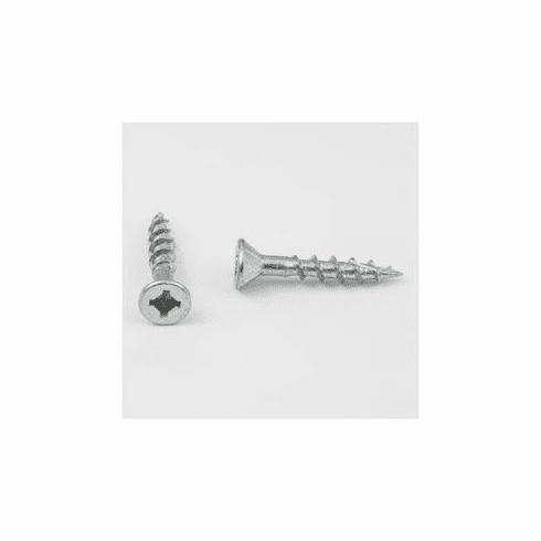 Hardware Resources 8X1000 #8 x 1" FH Combo (ct) Nib Screw with Type 17 Point Finish: Zinc Sold by Keg Bucket