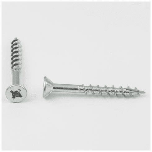 Hardware Resources 8X1120 #8 x 1-1/2" FH Combo (ct) Nib Screw with Type 17 Point Finish: Zinc Sold by Keg Bucket