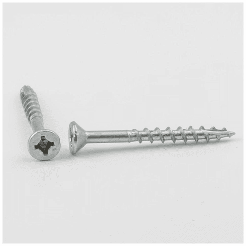 Hardware Resources 8X1580 #8 x 1-5/8" FH Combo (ct) Nib Screw with Type 17 Point Finish: Zinc Sold by Keg Bucket