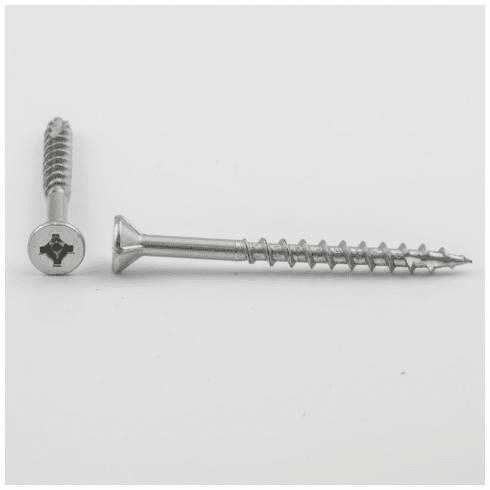 Hardware Resources 8X2000 #8 x 2" FH Combo (ct) Nib Screw with Type 17 Point Finish: Zinc Sold by Keg Bucket