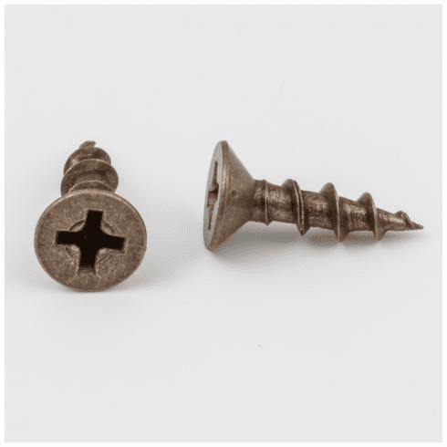 Hardware Resources 8X5802-B #8 x 5/8" FH Phil (ct) Finish: Antique Brass