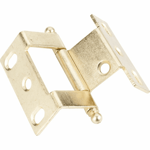 Hardware Resources 9915PB Offset Bi-fold Furniture Hinge Polished Brass