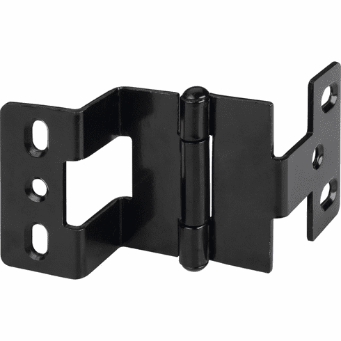 Hardware Resources 9975BLK Black Powder Coat Heavy Duty 3-Knuckle 270 Degree 3/4" x 3/4" Hinge 19 mm x 19 mm