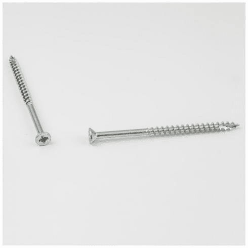 Hardware Resources 9X2120 #9 x 2-1/2" FH Combo (ct) Nib Screw with Type 17 Point Finish: Zinc Sold by Keg Bucket