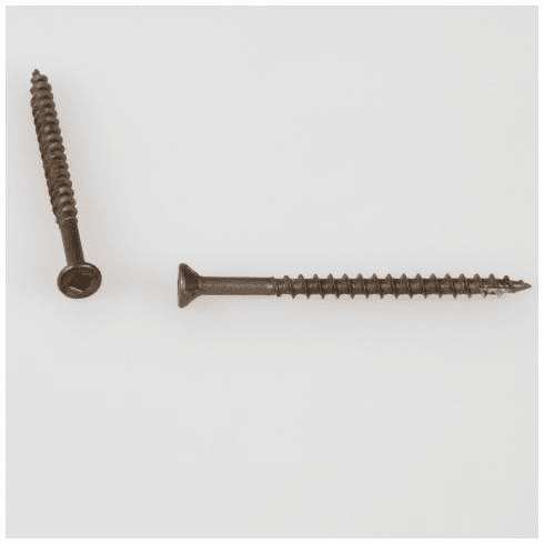 Hardware Resources 9X212917Q #9 x 2-1/2" Flathead With Nibs Type 17 Square Drive Coarse Thread Finish: Clean Brown Wax (2,500/per bucket)