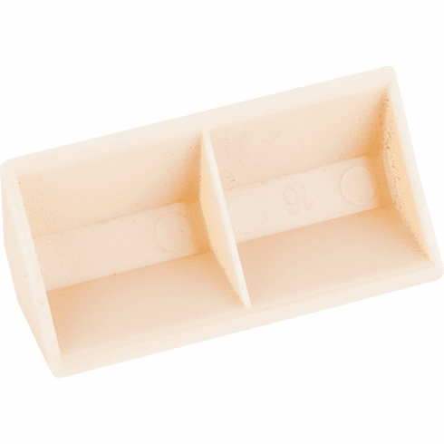 Hardware Resources T480-00 2" X 3/4" Glue Block Beige