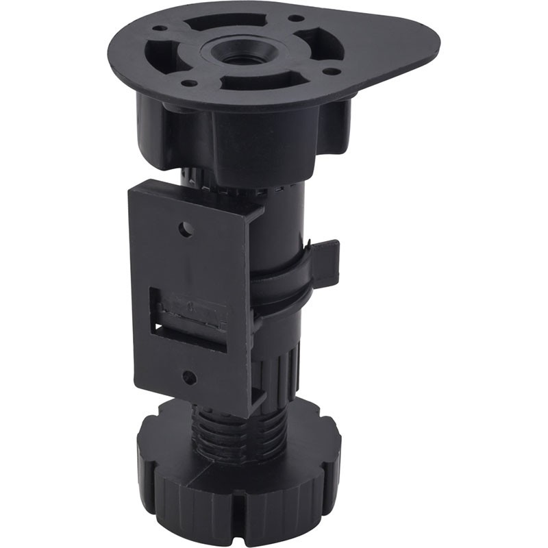 Hardware Resources TP03 Black Plastic Adjustable Feet with Toe Kick ...