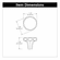Hickory H077839CBZ Karat Knob, 1-1/4" Dia Champagne Bronze