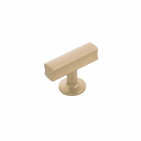 Hickory H077878CBZ Woodward T-Knob, 1-15/16" X 15/16" Champagne Bronze
