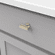 Hickory H077878CBZ Woodward T-Knob, 1-15/16" X 15/16" Champagne Bronze