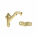 Hickory H078451PB Hand Rail Brackets Handrail Bracket-Hvy Duty Polished Brass