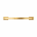 Hickory H078773BGB Dover Pull, 160Mm C/C Brushed Golden Brass