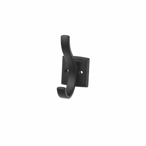 Hickory H078774MB Dover Hook, 3/4" C/C Matte Black