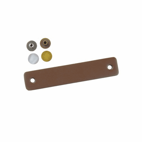 Hickory H077692BL-CHX Bradford Pull, Leather 96Mm Cc Brown Leather w/Chrome