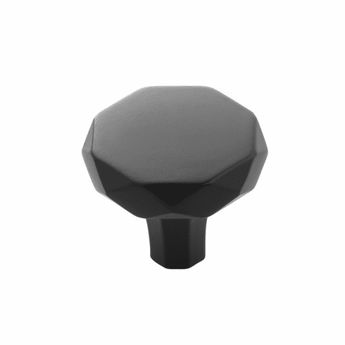 Hickory H077839MB Karat Knob, 1-1/4" Dia Matte Black