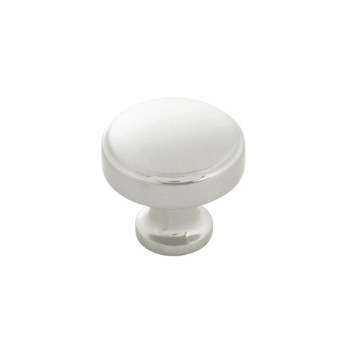 Hickory H077849SN Piper Knob, 1-1/4" Dia Satin Nickel
