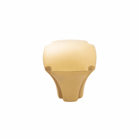 Hickory H077861BGB Veranda Knob, 1-1/8" Sq Brushed Golden Brass