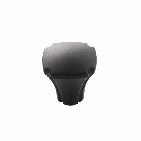 Hickory H077861MB Veranda Knob, 1-1/8" Sq Matte Black