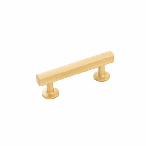 Hickory H077880BGB Woodward Pull, 3" Cc Brushed Golden Brass
