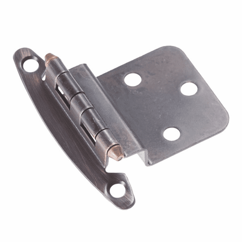 Hickory P140-VB Surface Mounted Hinge, 3/8" Inset Vintage Bronze