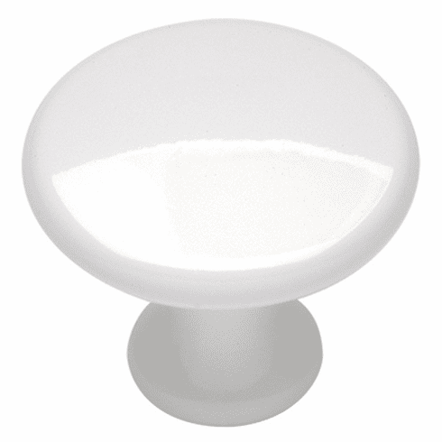 Hickory P14255-W Conquest Knob, 1-1/8" Dia White