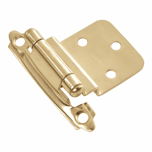 Hickory P143-3 Surface Self-Closing Hinge, Surface, Self Close Polished Brass