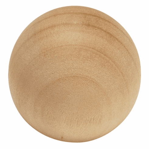 Hickory P180-UW Natural Woodcraft Knob, 1-1/4" Dia Unfinished Wood