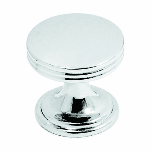 Hickory P2140-CH American Diner Knob, 1" Dia Chrome