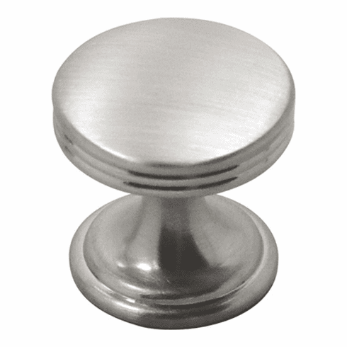 Hickory P2140-SN American Diner Knob, 1" Dia Satin Nickel