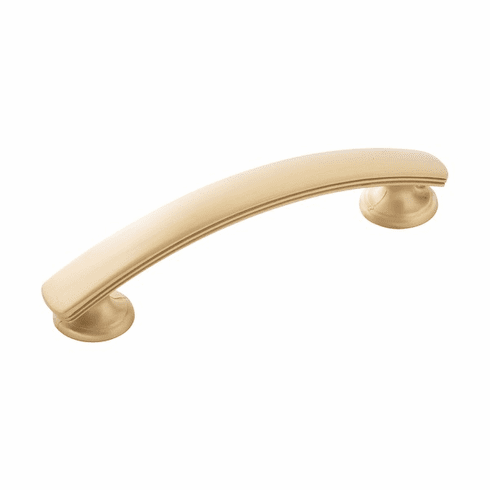 Hickory P2141-BGB American Diner Pull , 96Mm C/C Brushed Golden Brass