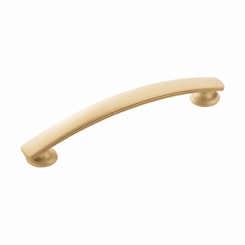 Hickory P2149-BGB American Diner Pull, 128Mm C/C Brushed Golden Brass