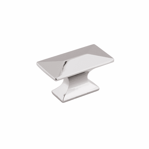 Hickory P2151-14 Bungalow Knob, 1-3/4" X 15/16" Polished Nickel