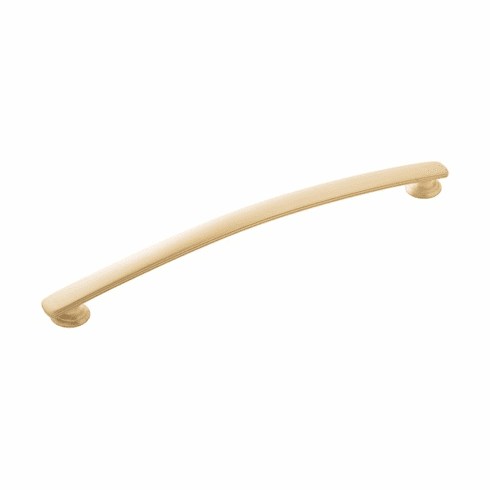 Hickory P2158-BGB American Diner Pull, 224Mm C/C Brushed Golden Brass