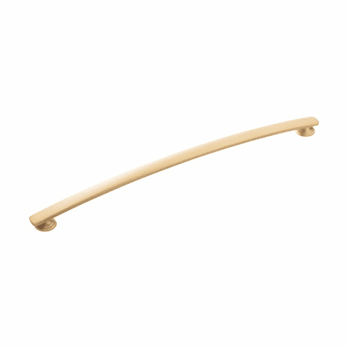 Hickory P2159-BGB American Diner Pull, 12" C/C Brushed Golden Brass