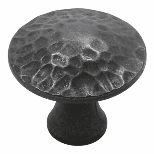 Hickory P2170-BI Craftsman Knob, 1-1/4" Dia Black Iron