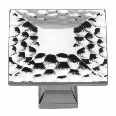 Hickory P2172-CH Craftsman Knob, 1-1/4" Sq Chrome