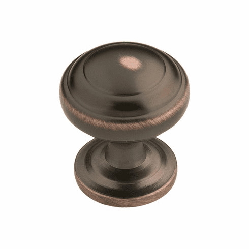 Hickory P2286-OBH Zephyr Knob, 1" Dia Oil Rubbed Bronze Highlighted