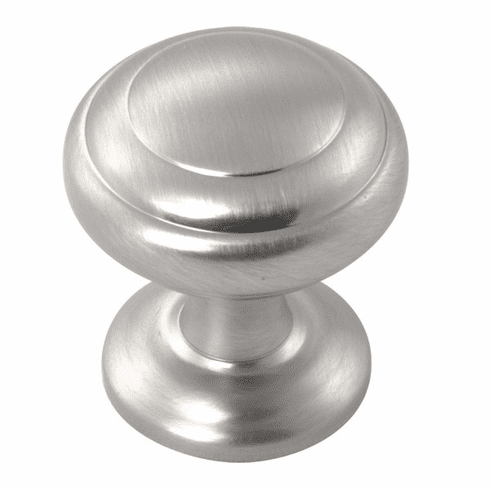 Hickory P2286-SS Zephyr Knob, 1" Dia Stainless Steel