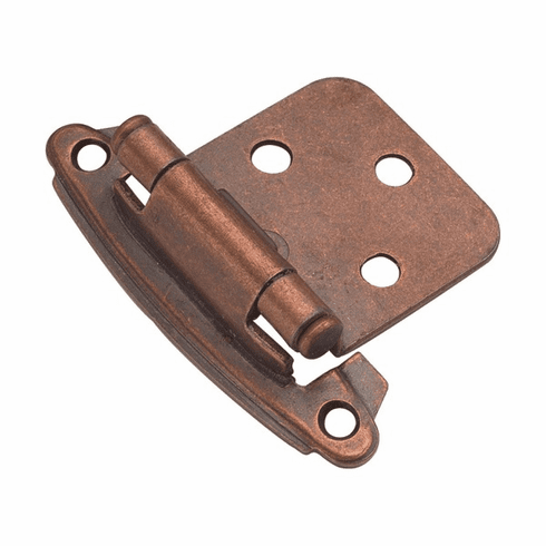 Hickory P244-AC Surface Self-Closing Hinge, Flush, Self Close Antique Copper
