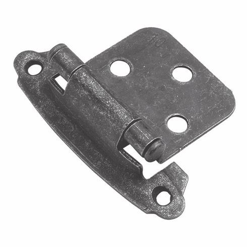 Hickory P244-VP Surface Self-Closing Hinge, Flush, Self Close Vibra Pewter