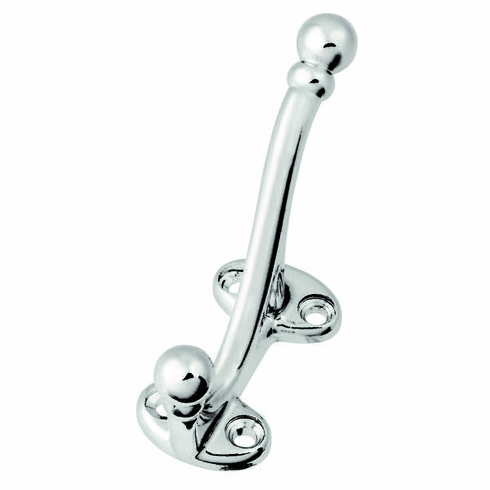 Hickory P25029-CH Hooks Double Hook, 5/8" C/C Chrome