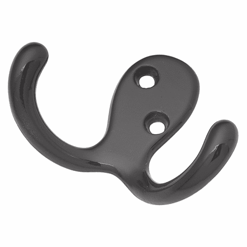 Hickory P27115-BL Hooks Utility Hook, Double, 5/8" C/C Black