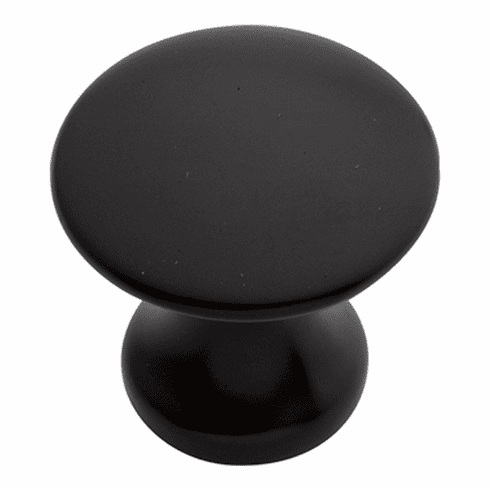 Hickory P2712-MB Luna Knob, 1" Dia Matte Black