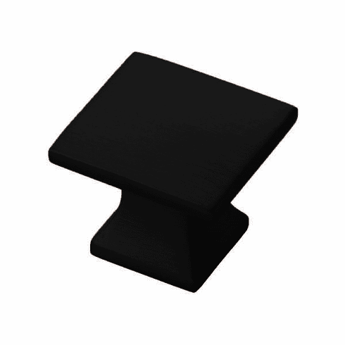 Hickory P3028-MB Studio Knob, 1-1/4" Sq Matte Black